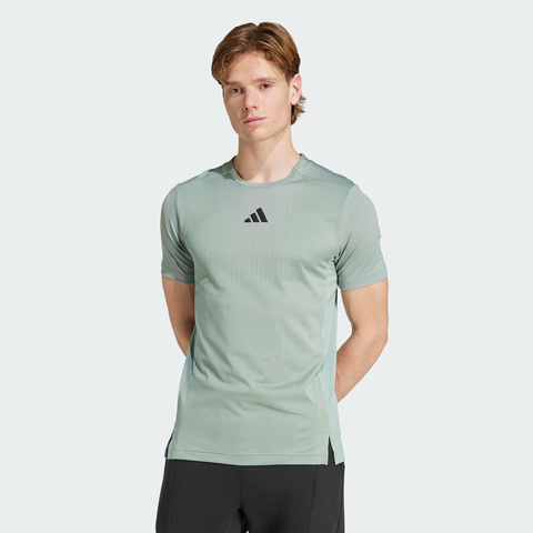 adidas阿迪达斯2025男子AIRCHILL TEE针织无领短TJI8197