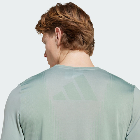 adidas阿迪达斯2025男子AIRCHILL TEE针织无领短TJI8197