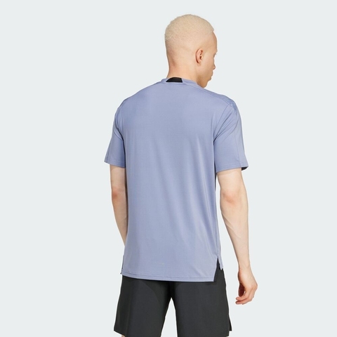 adidas阿迪达斯2025男子D4T INT. TEE针织无领短TJI8185