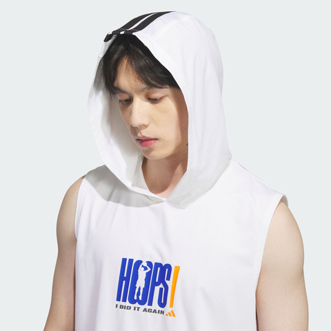adidas阿迪达斯2025中性BB HOODIE TANK针织无领短TJZ7472