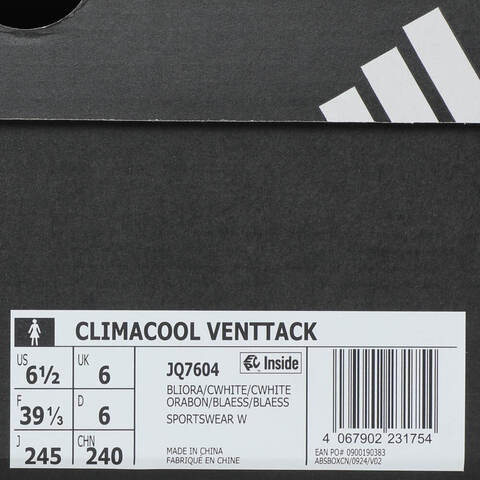 adidas阿迪达斯2025女子CLIMACOOL VENTTACKSPW FTW-跑步JQ7604