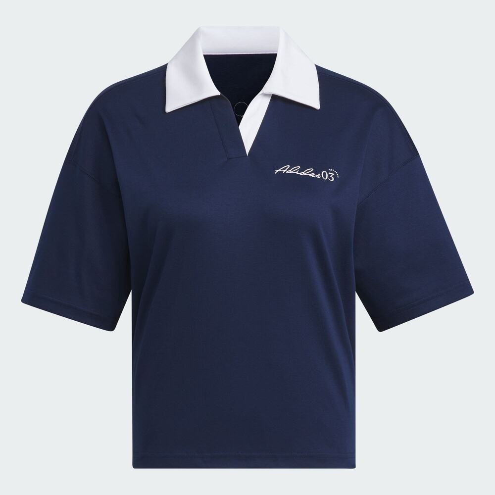 adidas阿迪达斯2025女子VER SS POLO针织有领短TJZ5845