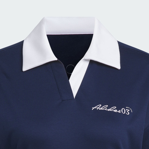 adidas阿迪达斯2025女子VER SS POLO针织有领短TJZ5845