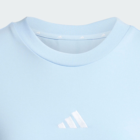 adidas阿迪达斯2025女子W 3S SJ BABY T针织无领短TJE1241