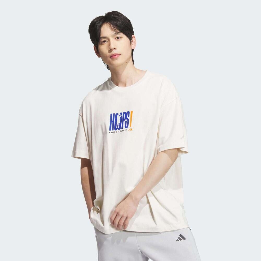 adidas阿迪达斯2025男子BB GFX TEE针织无领短TJN0743