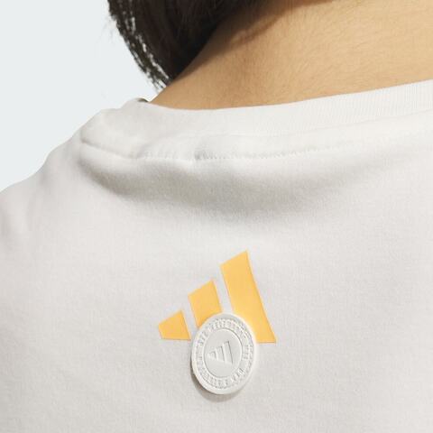 adidas阿迪达斯2025女子VER SS TEE针织无领短TJM8805