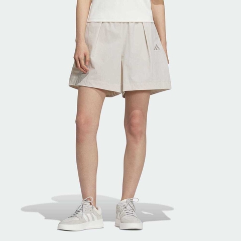 adidas阿迪达斯2025女子LOGO WV SHORTS梭织短裤JL6289