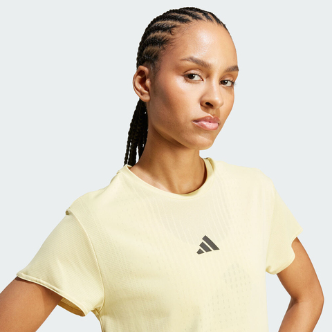 adidas阿迪达斯2025女子AIRCHILL T 2.0针织无领短TJX7430