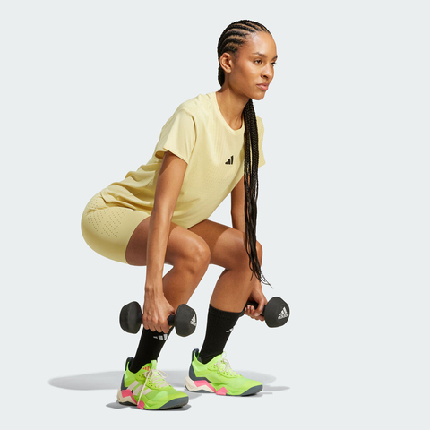 adidas阿迪达斯2025女子AIRCHILL T 2.0针织无领短TJX7430