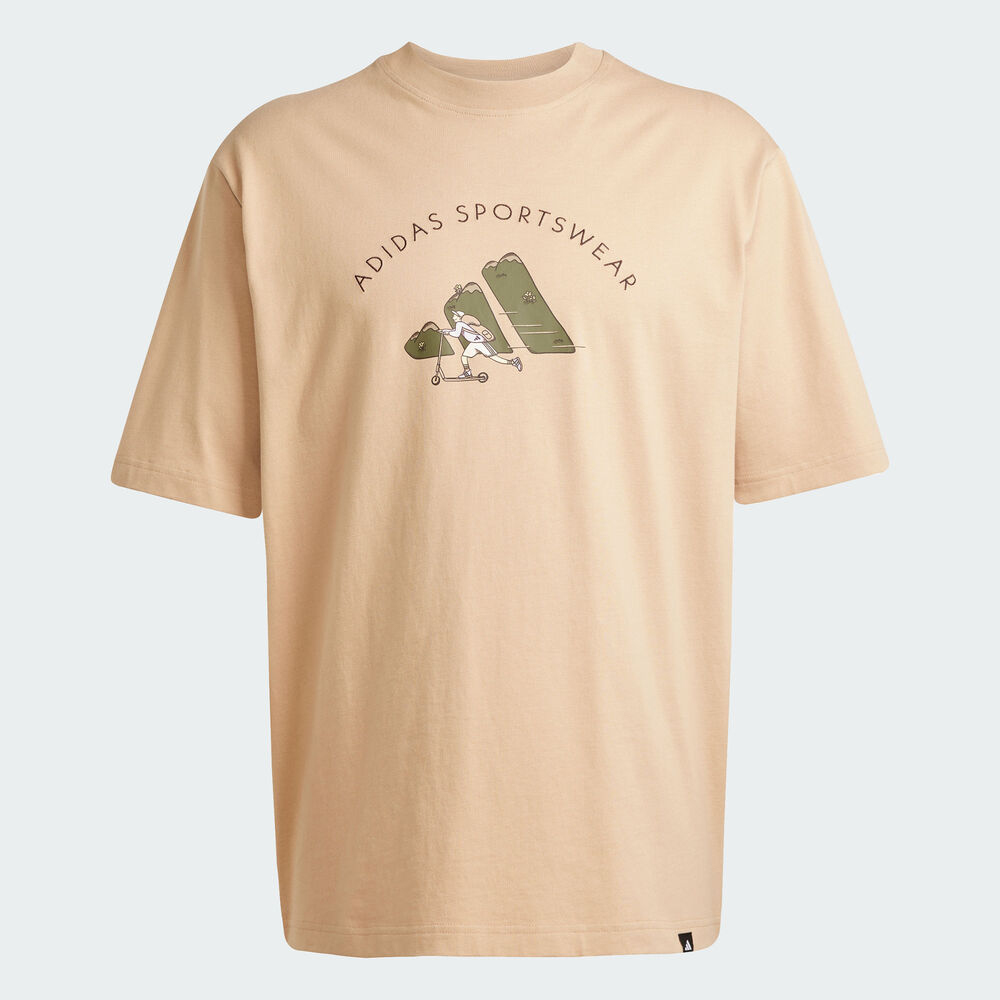 adidas阿迪达斯2025男子M C DOODLE SCT针织无领短TJJ3967