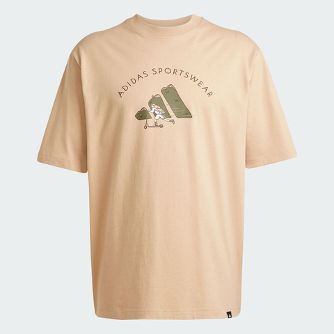 adidas阿迪达斯2025男子M C DOODLE SCT针织无领短TJJ3967