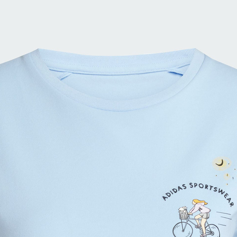 adidas阿迪达斯2025女子W C DDL CROP T针织无领短TJX5326