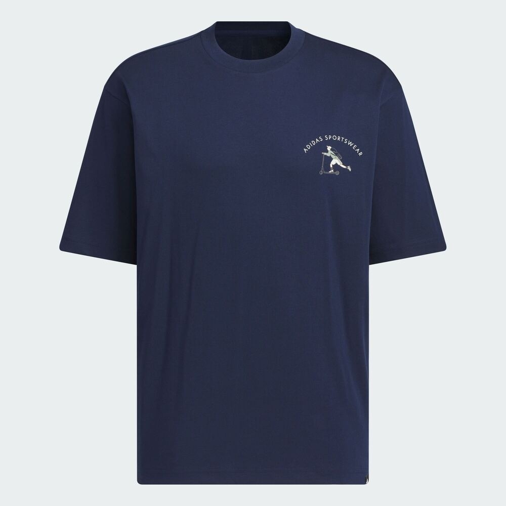 adidas阿迪达斯2025男子GFX SS TEE针织无领短TJL6060