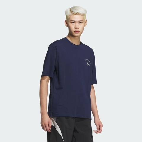 adidas阿迪达斯2025男子GFX SS TEE针织无领短TJL6060