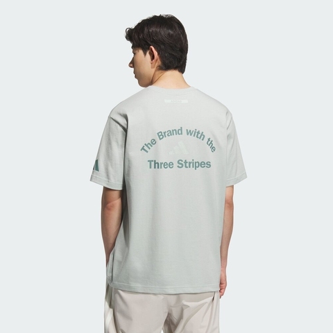 adidas阿迪达斯2025男子GFX TEE2针织无领短TKF0127