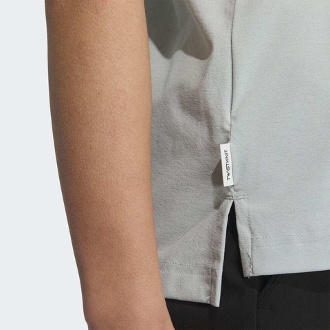 adidas阿迪达斯2025女子TWISTKNIT POLO针织有领短TJG1347