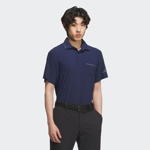 adidas阿迪达斯2025男子SEERSUCKER POLO针织有领短TJF6296