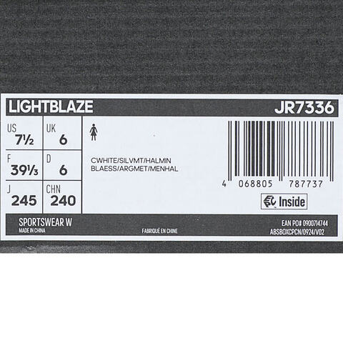 adidas阿迪达斯2025女子LIGHTBLAZESPW FTW-跑步JR7336