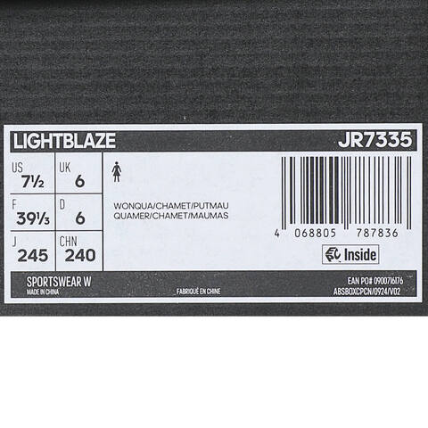 adidas阿迪达斯2025女子LIGHTBLAZESPW FTW-跑步JR7335