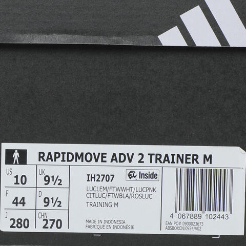 adidas阿迪达斯2025男子RAPIDMOVE ADV 2 TRAINER M男训运动IH2707