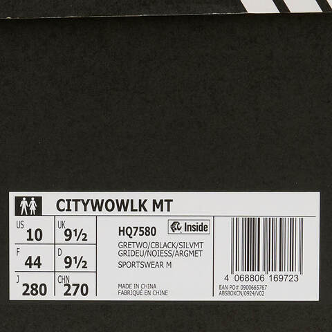 adidas阿迪达斯2025中性CITYWOWLK MTSPW FTW-跑步HQ7580
