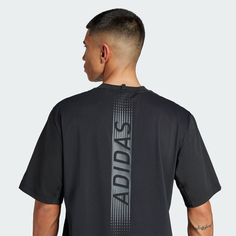 adidas阿迪达斯2025男子GYM+ SEA TEE针织无领短TJC5260