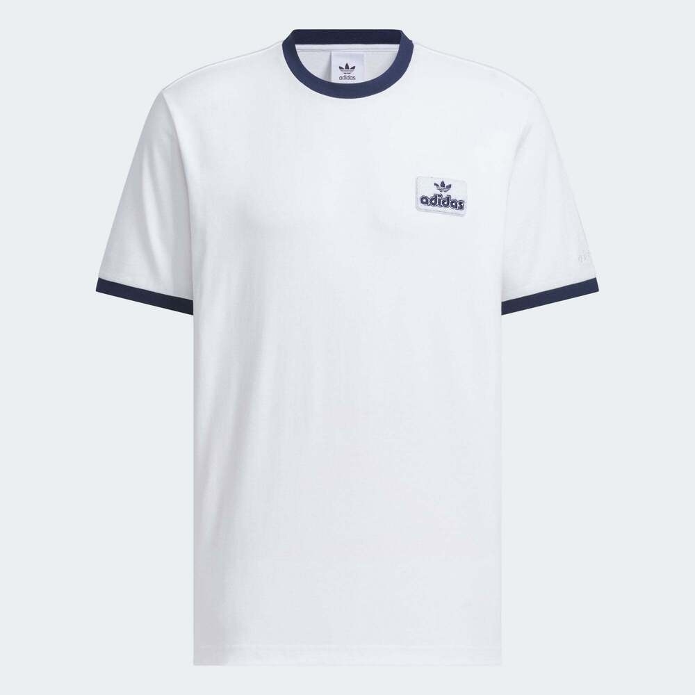 adidas Originals阿迪三叶草2025男子CONTRAST TEE针织无领短TJX2638