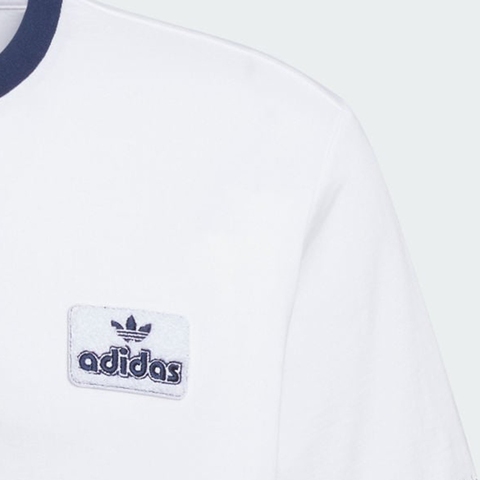 adidas Originals阿迪三叶草2025男子CONTRAST TEE针织无领短TJX2638