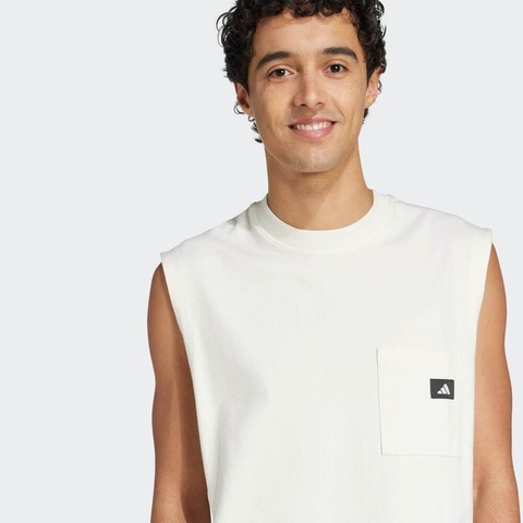 adidas阿迪达斯2025男子M C DDL PKT TNK休闲背心JJ3974