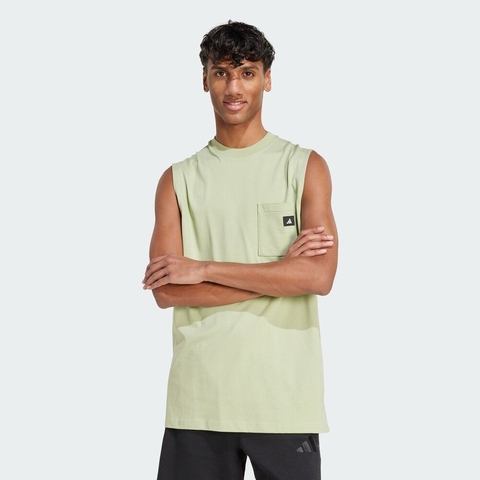 adidas阿迪达斯2025男子M C DDL PKT TNK休闲背心JJ3973