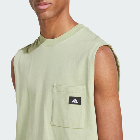 adidas阿迪达斯2025男子M C DDL PKT TNK休闲背心JJ3973
