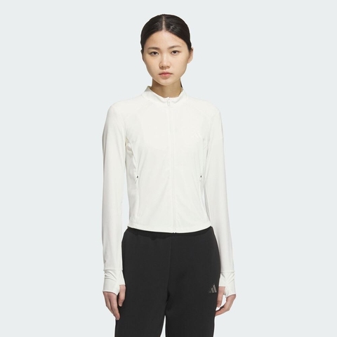 adidas阿迪达斯2025女子MH KNIT JKT针织无帽外套KE5779