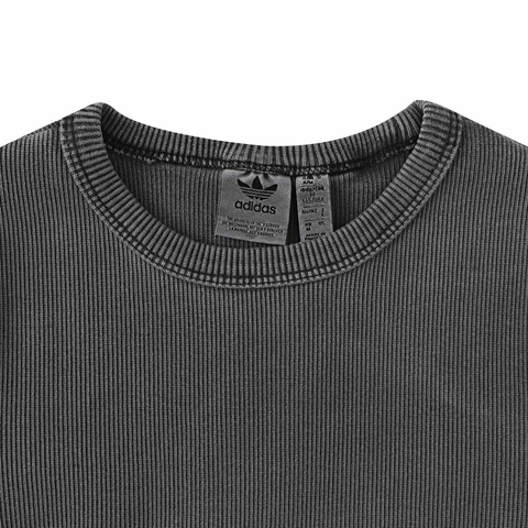 adidas阿迪达斯2025女子RIB SS TOP针织无领短TJD0041