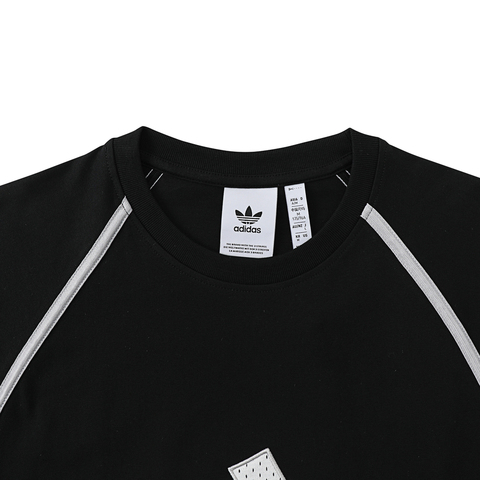 adidas阿迪达斯2025男子BADGE TEE M针织无领短TKC3861
