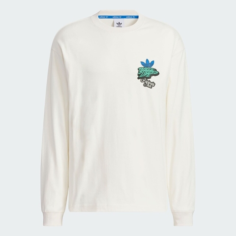 adidas阿迪达斯2025男子CS LS TEE M针织无领长TJL7500