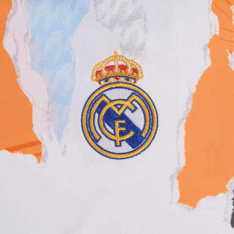 adidas阿迪达斯2025男大童REAL PRESHI Y针织无领短TJJ3491