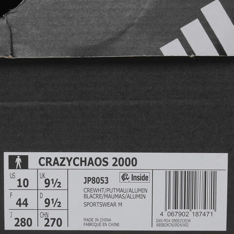adidas阿迪达斯2025男子CRAZYCHAOS 2000SPW FTW-跑步JP8053