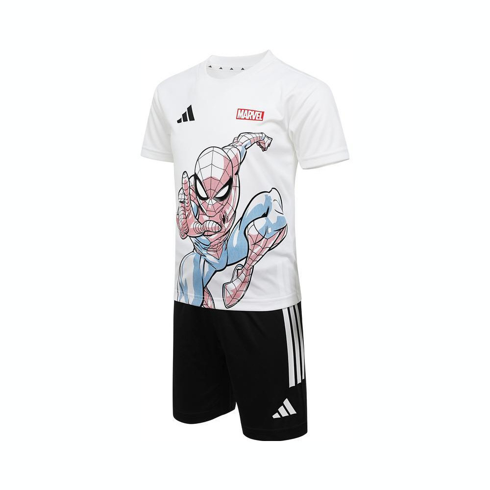 adidas阿迪达斯2025男小童LK MRVL SM TSET短袖套服JF3655