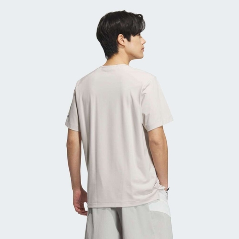 adidas阿迪达斯2025男子FI CF TEE针织无领短TJL6050