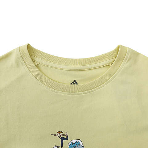 adidas阿迪达斯2025女子W C DDL SURF T针织无领短TJX5329