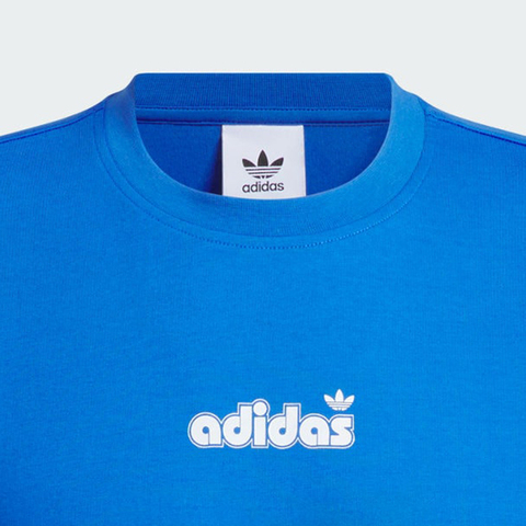 adidas Originals阿迪三叶草2025男子GRFX TEE针织无领短TJX2636