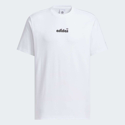 adidas Originals阿迪三叶草2025男子GRFX TEE针织无领短TJX2635