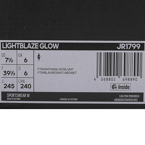 adidas阿迪达斯2025女子LIGHTBLAZE GLOWSPW FTW-跑步JR1799