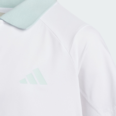 adidas阿迪达斯2025女大童JG TEN POLO针织有领短TKF0397