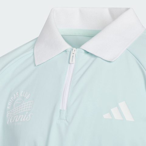adidas阿迪达斯2025女大童JG TEN POLO针织有领短TKF0398