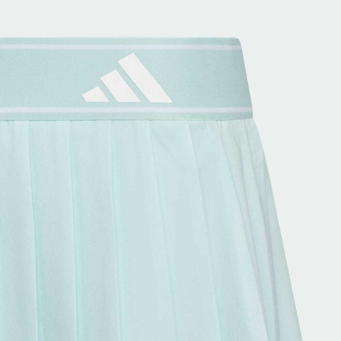 adidas阿迪达斯2025女大童JG TEN SKIRT梭织短裙KF0402
