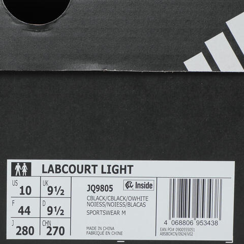 adidas阿迪达斯2025中性LABCOURT LIGHTFOSJQ9805