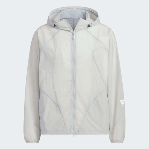 adidas阿迪达斯2025男子FUSTL WV JKT2梭织连帽外套JZ8715