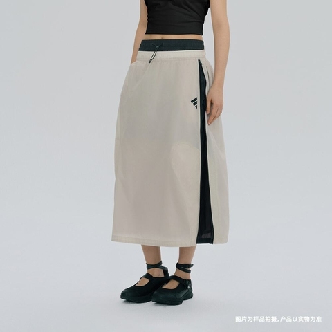 adidas阿迪达斯2025女子FUSTL W P SKRT梭织短裙JM4269