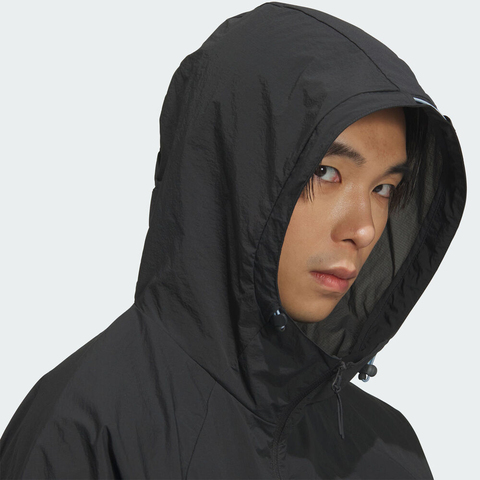 adidas阿迪达斯2025男子FUSTL WV JKT2梭织连帽外套JZ8713